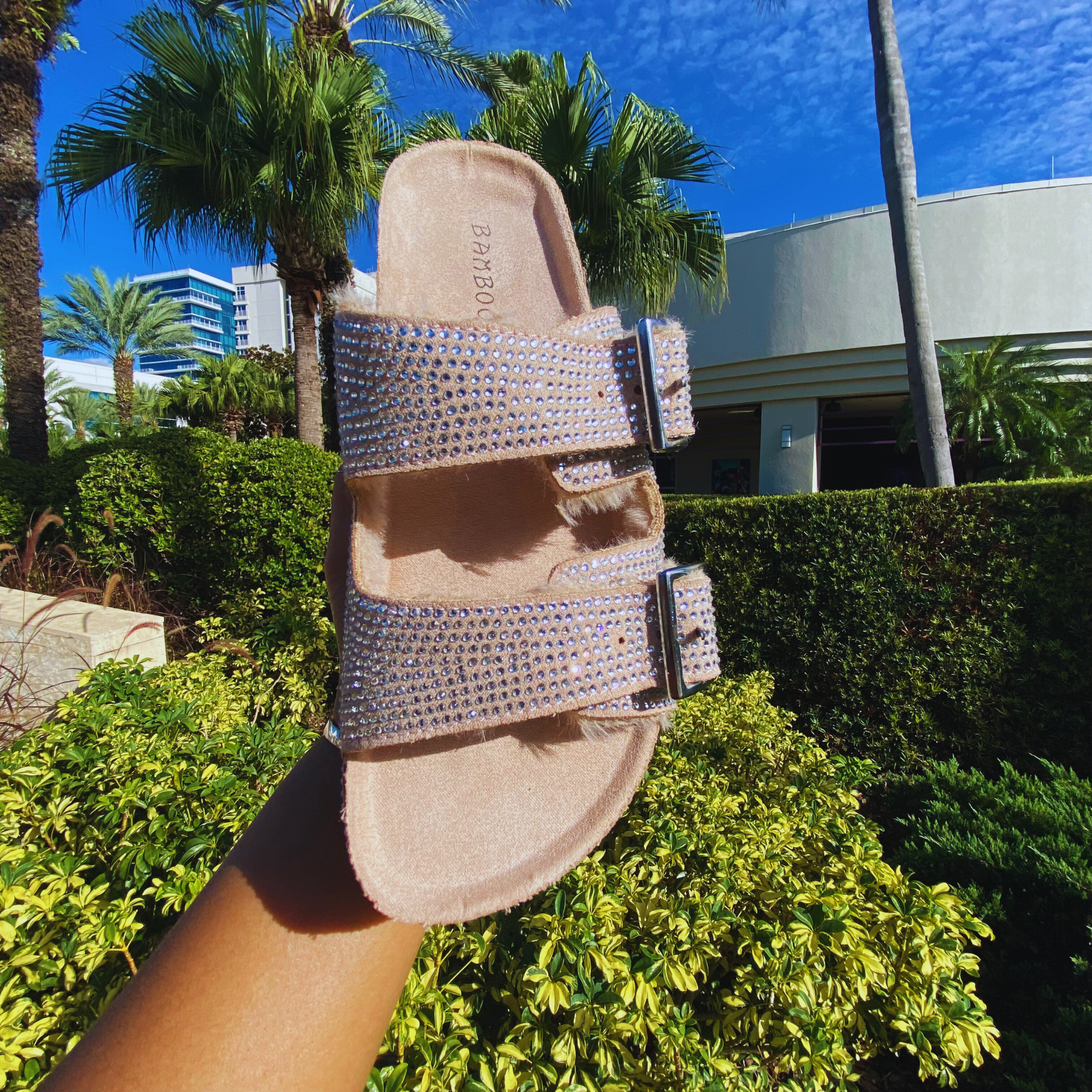 Diamond Platform Sandal